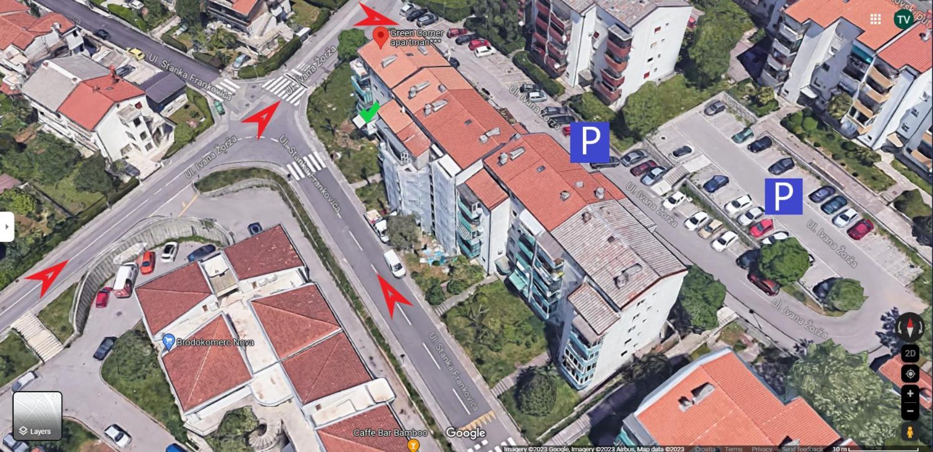 Green Corner *** Daire Rijeka Dış mekan fotoğraf